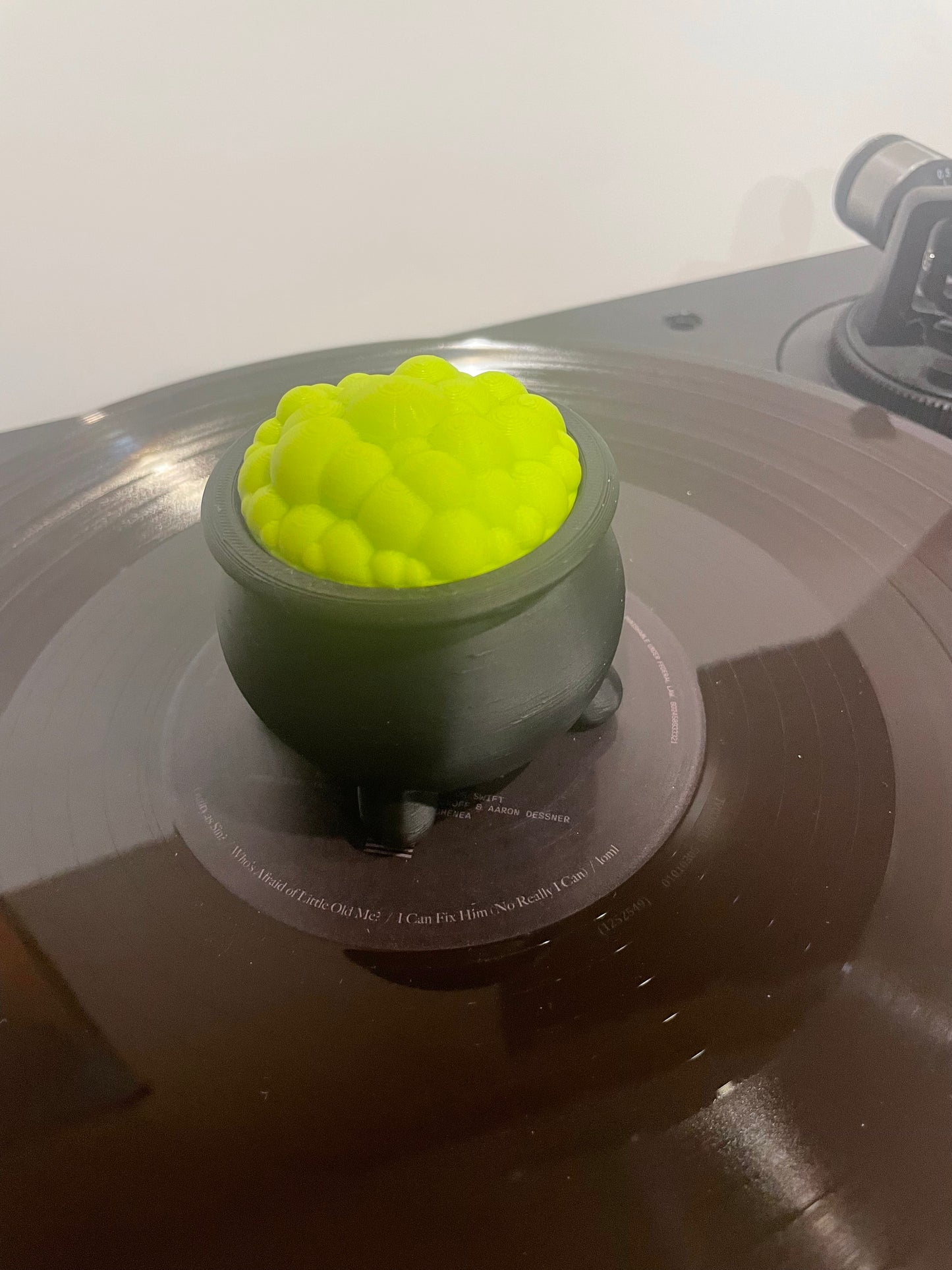 Cauldron vinyl charm