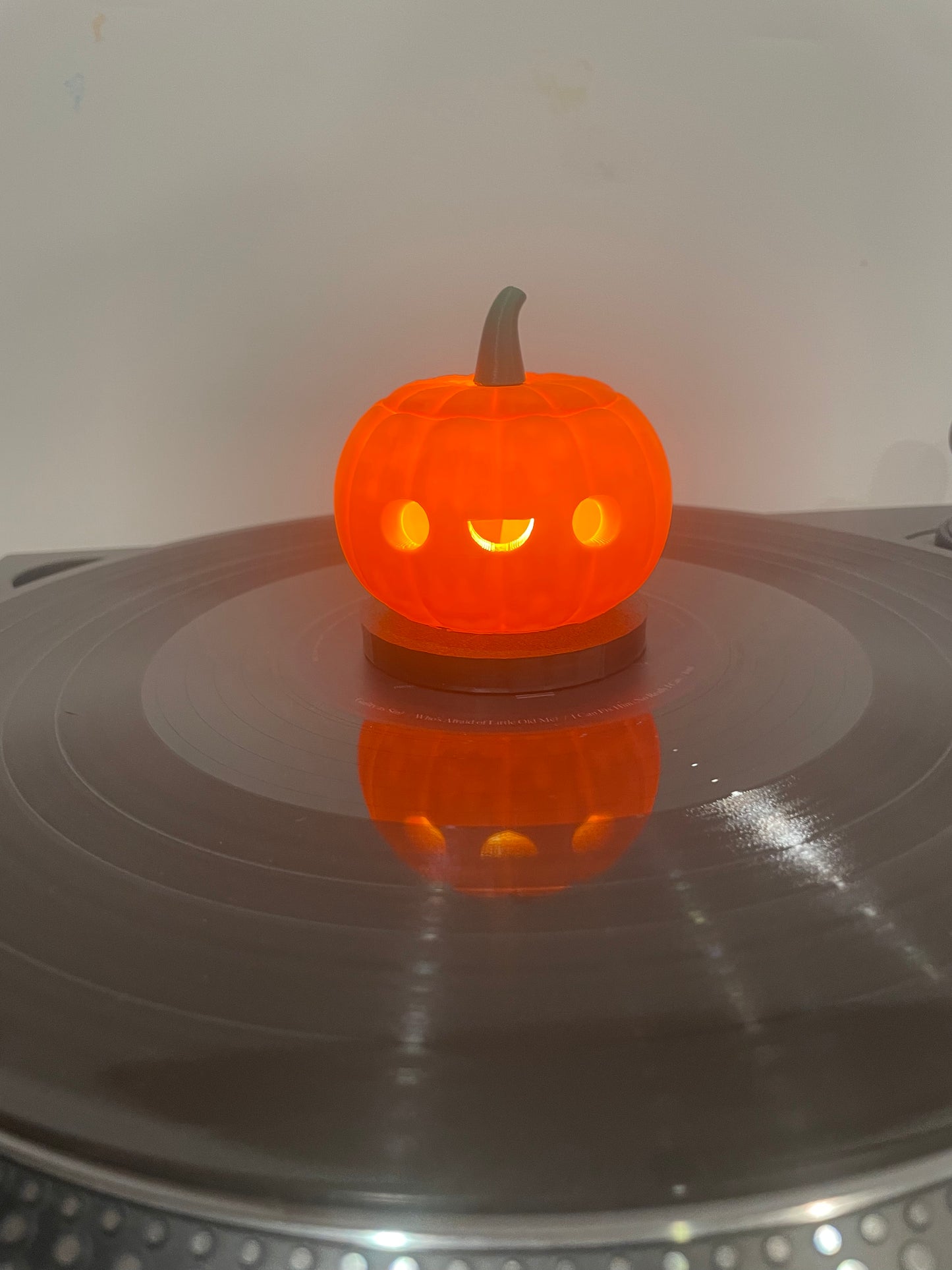 Pumpkin vinyl charm