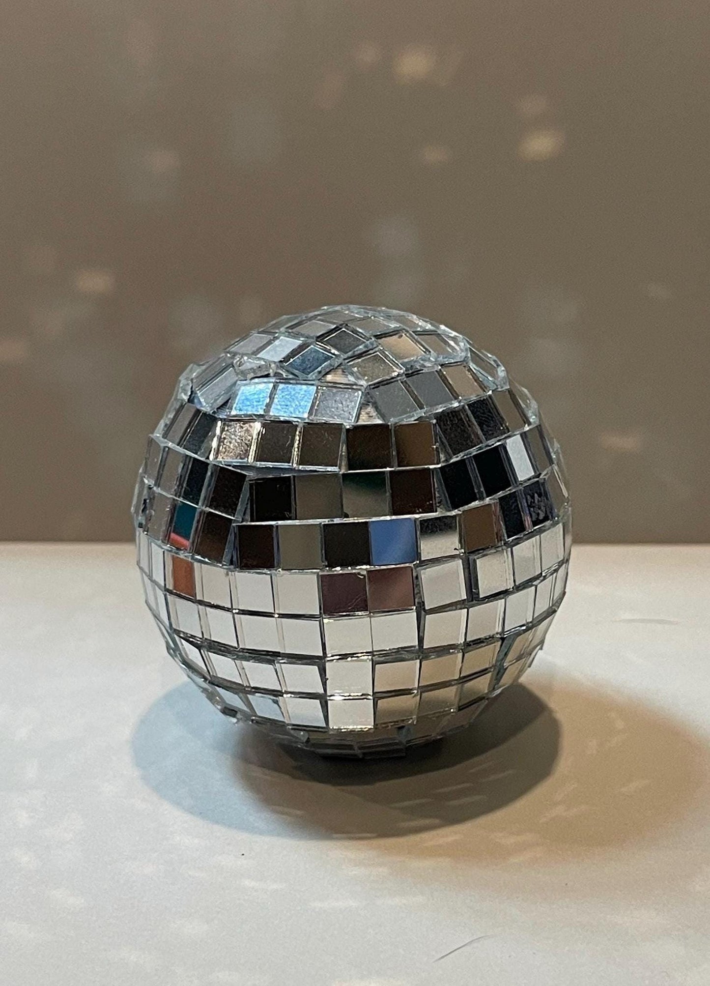 Mirrorball disco ball charm