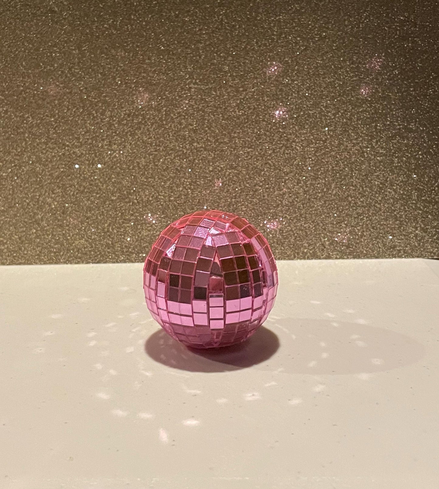 Mirrorball disco ball charm