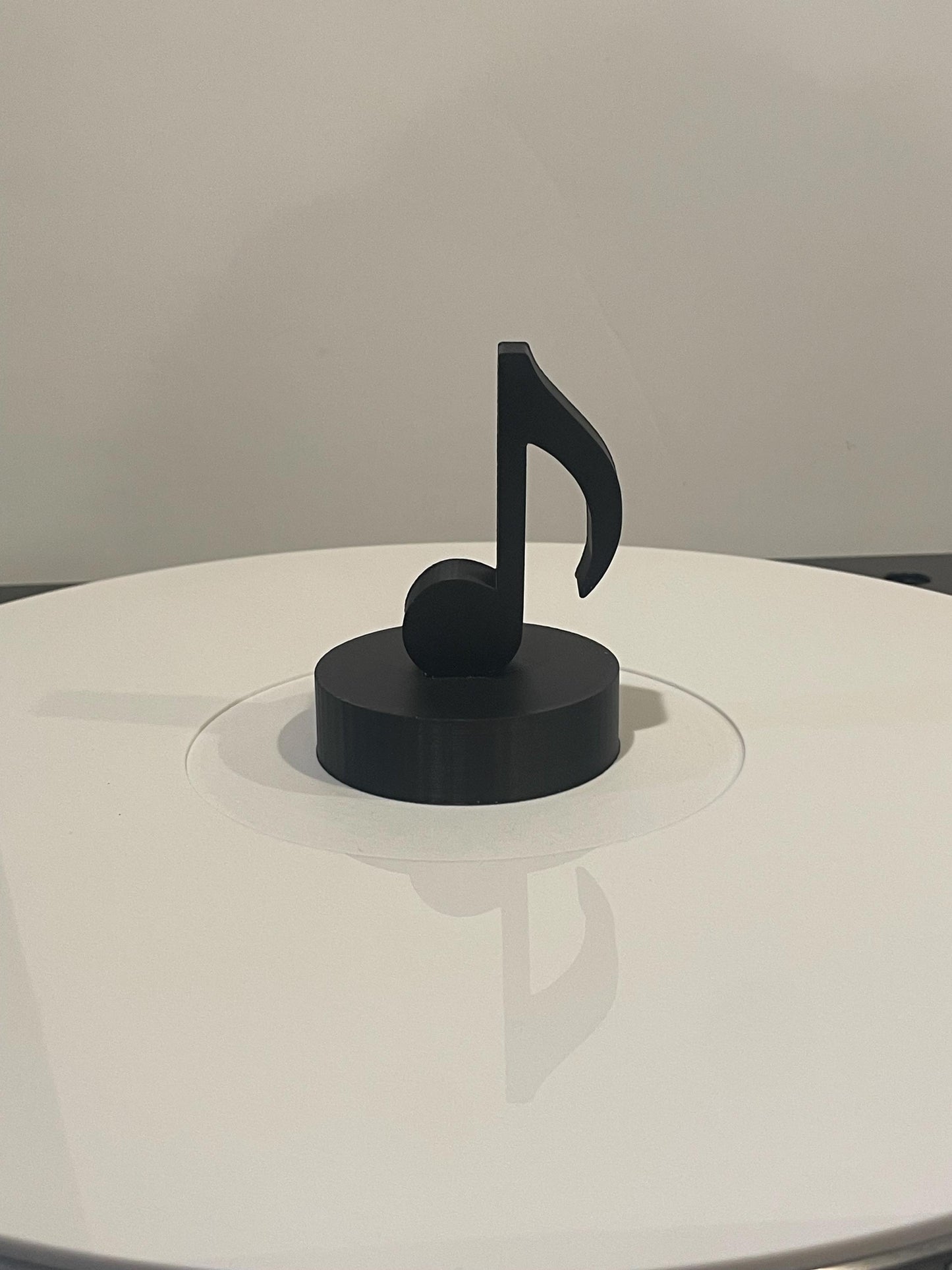 Music note vinyl charm