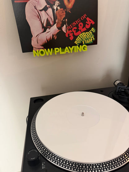 NOW PLAYING wall mounted record holder