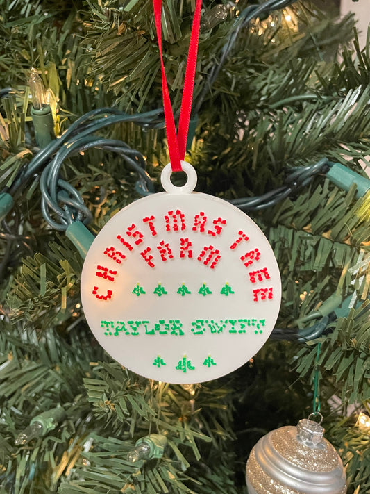 Christmas Tree Farm ornament for your Swiftmas tree!