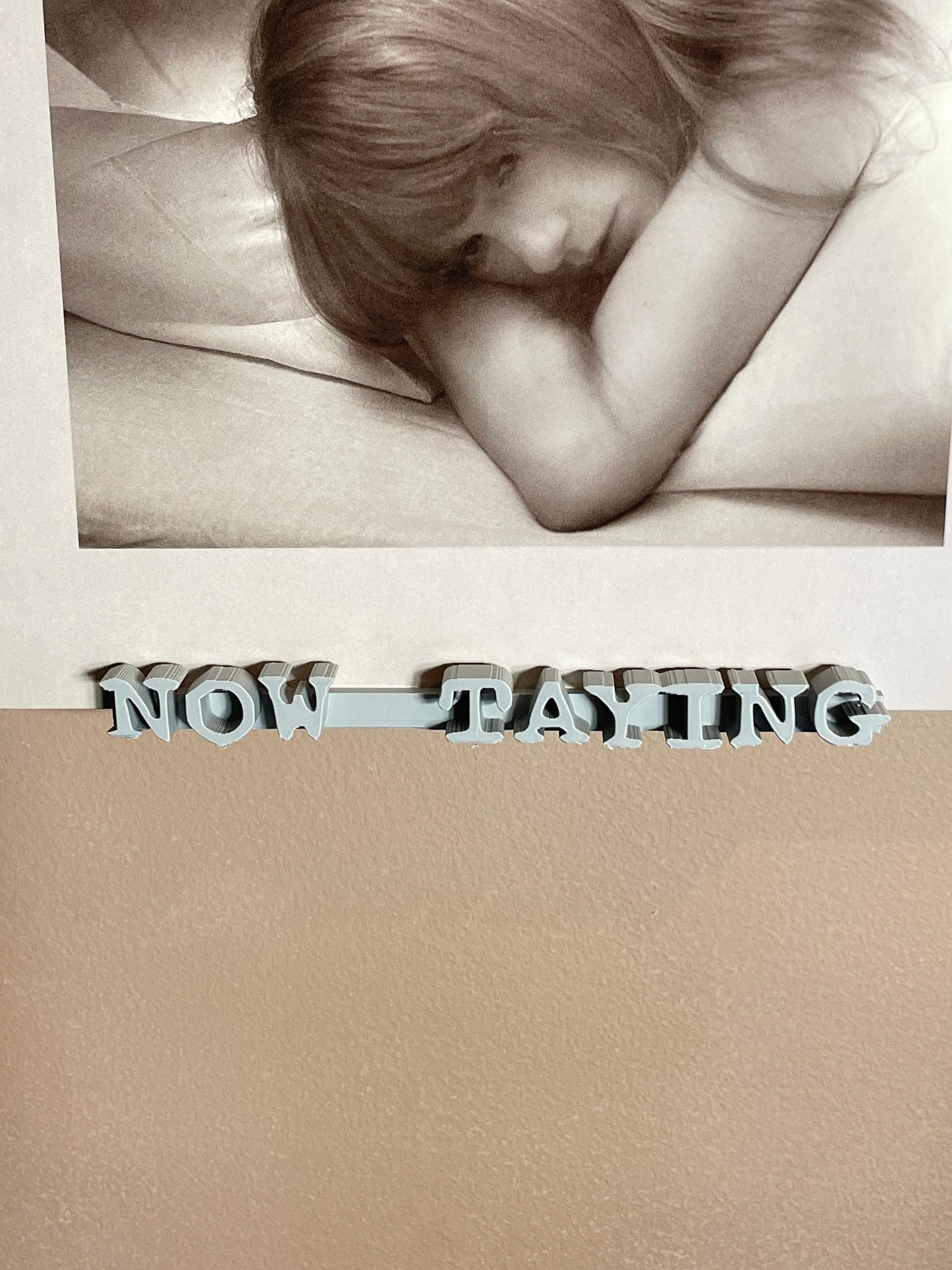 NOW TAYING vinyl record wall or stand alone holder for Taylor fans!