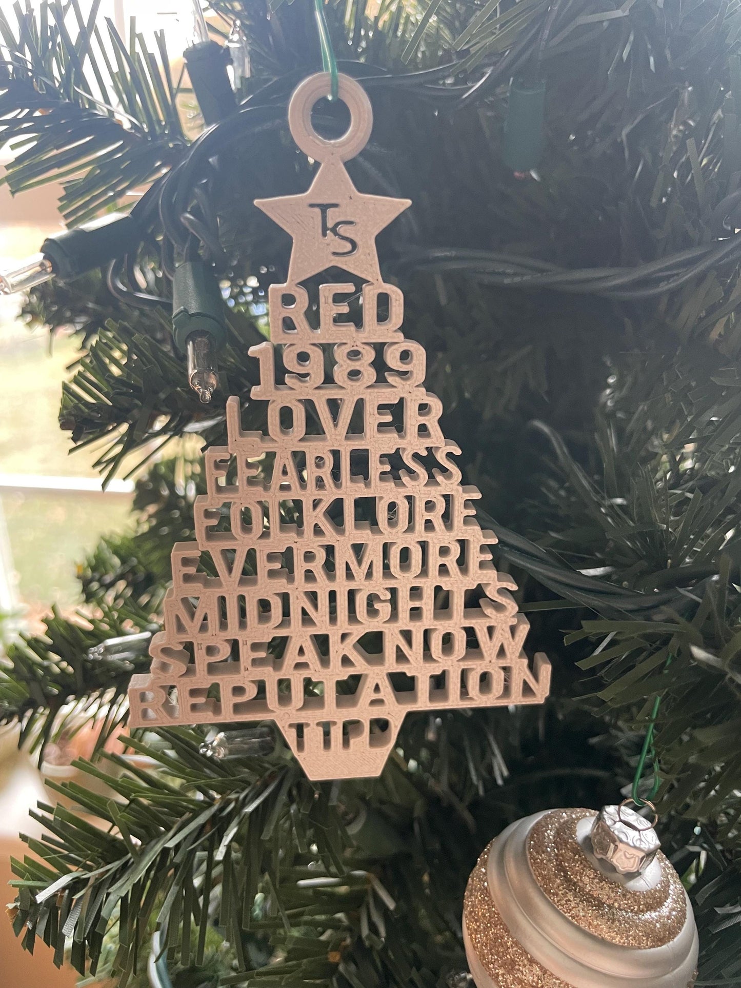 Christmas Tay Tree ornament!  Perfect for your Swiftmas tree
