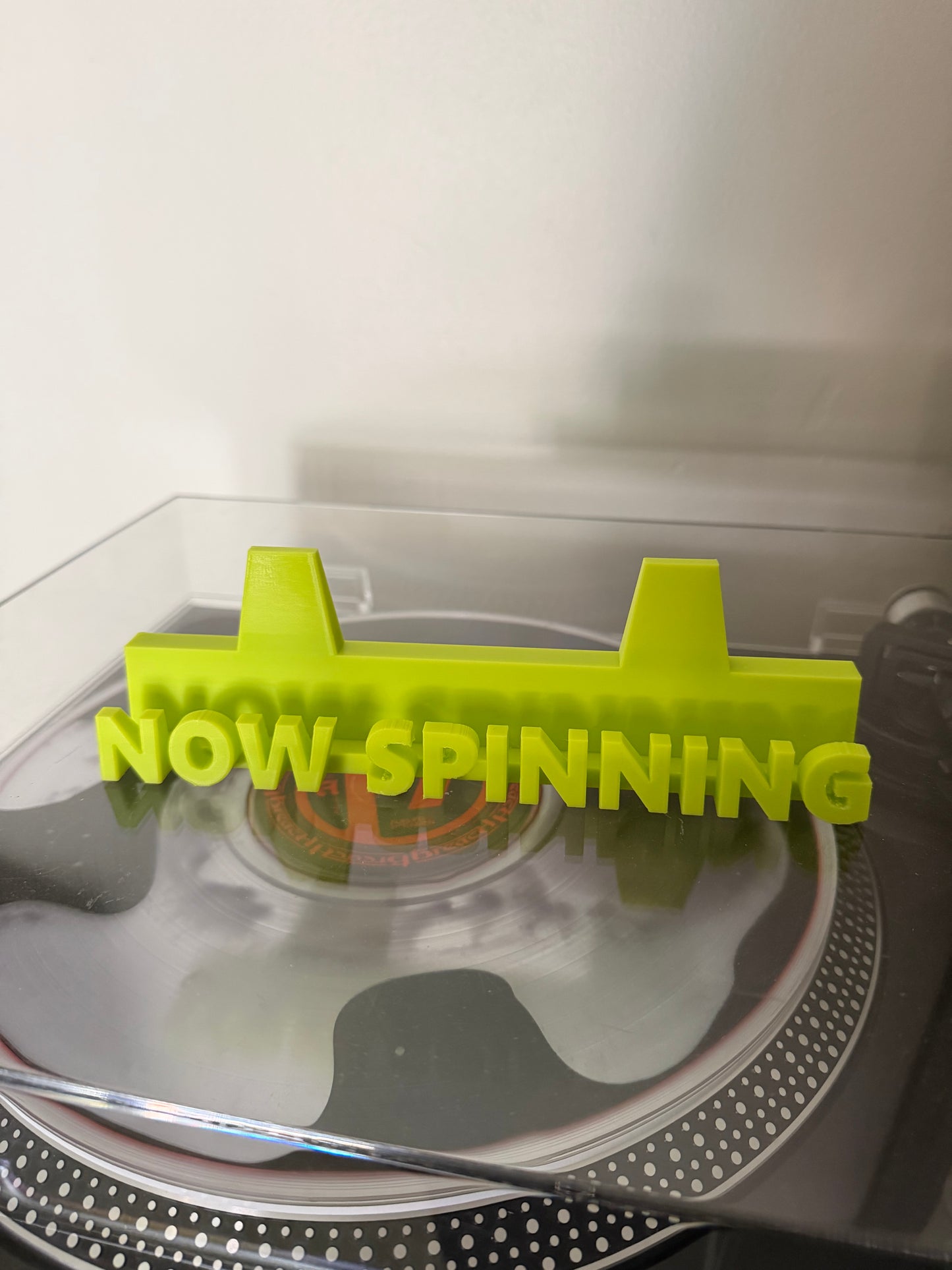 NOW SPINNING desktop record holder