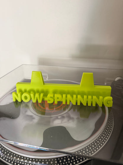 NOW SPINNING desktop record holder
