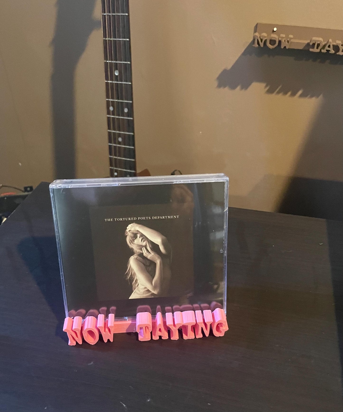 NOW TAYING vinyl record wall or stand alone holder for Taylor fans!
