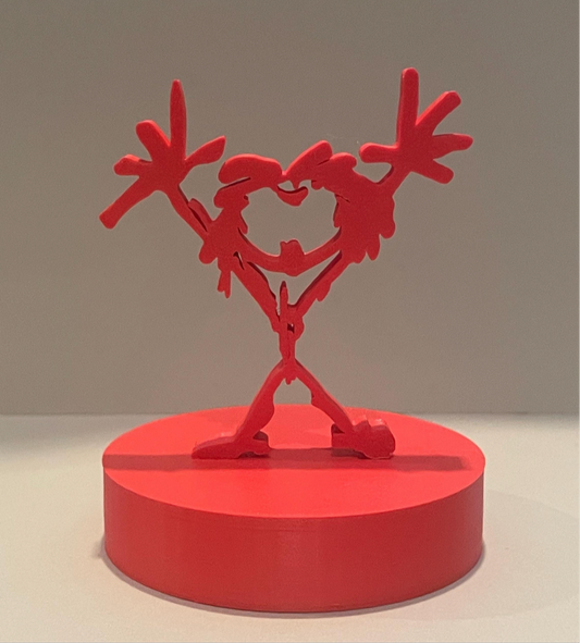 PJ inspired vinyl charm