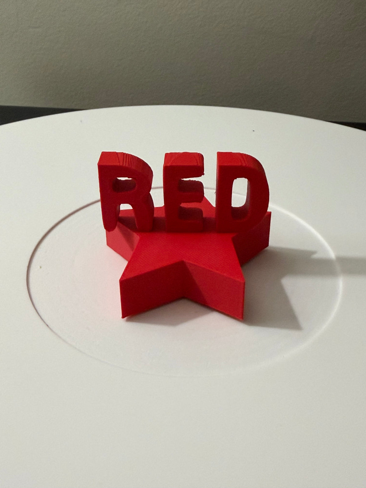 RED charm for record collectors or accessorizing Taylor Swifties