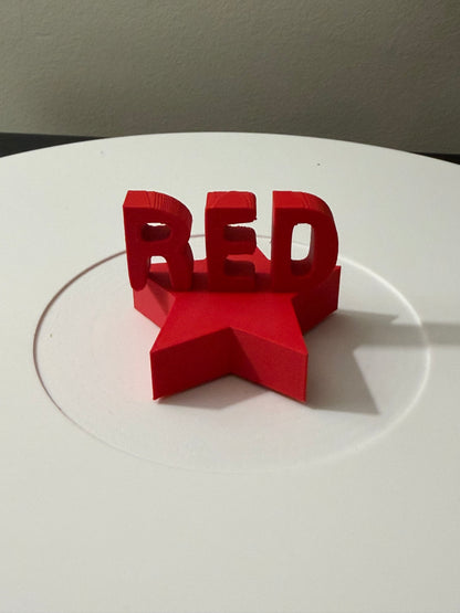 RED charm for record collectors or accessorizing Taylor Swifties