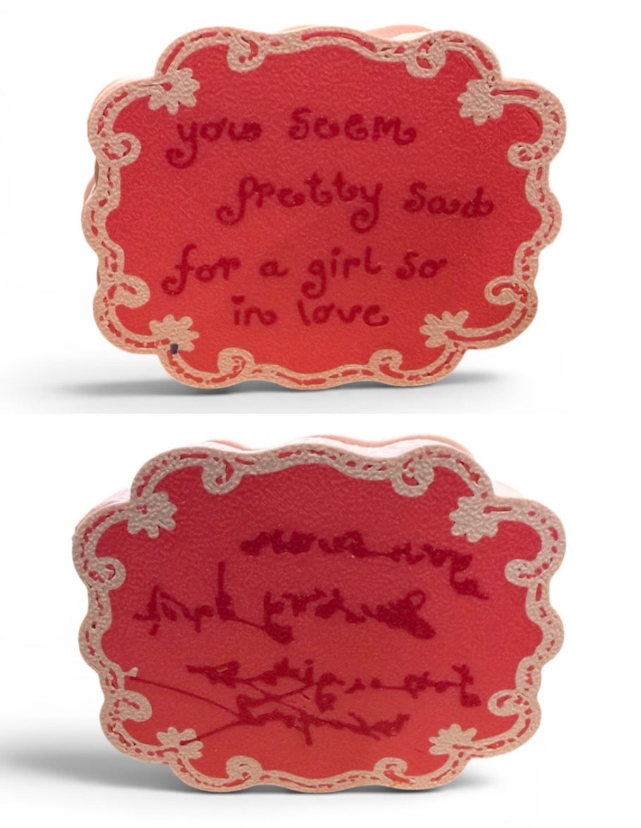 Olivia vinyl charms for your record player or display area