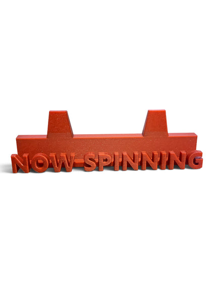 NOW SPINNING desktop record holder