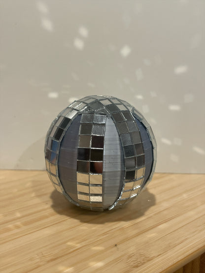 Mirrorball disco ball charm for record collectors or accessorizing your vinyl collection!