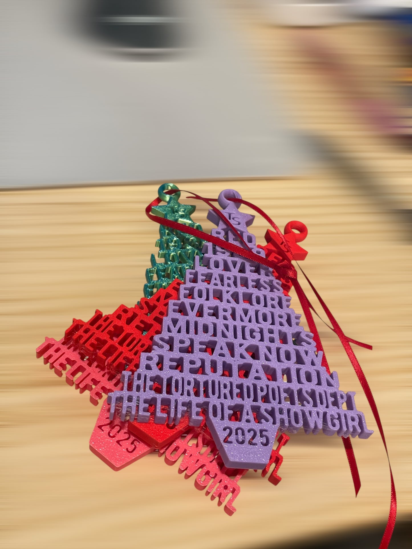 2025 Christmas Tay Tree ornament!  Perfect for your Swiftmas tree