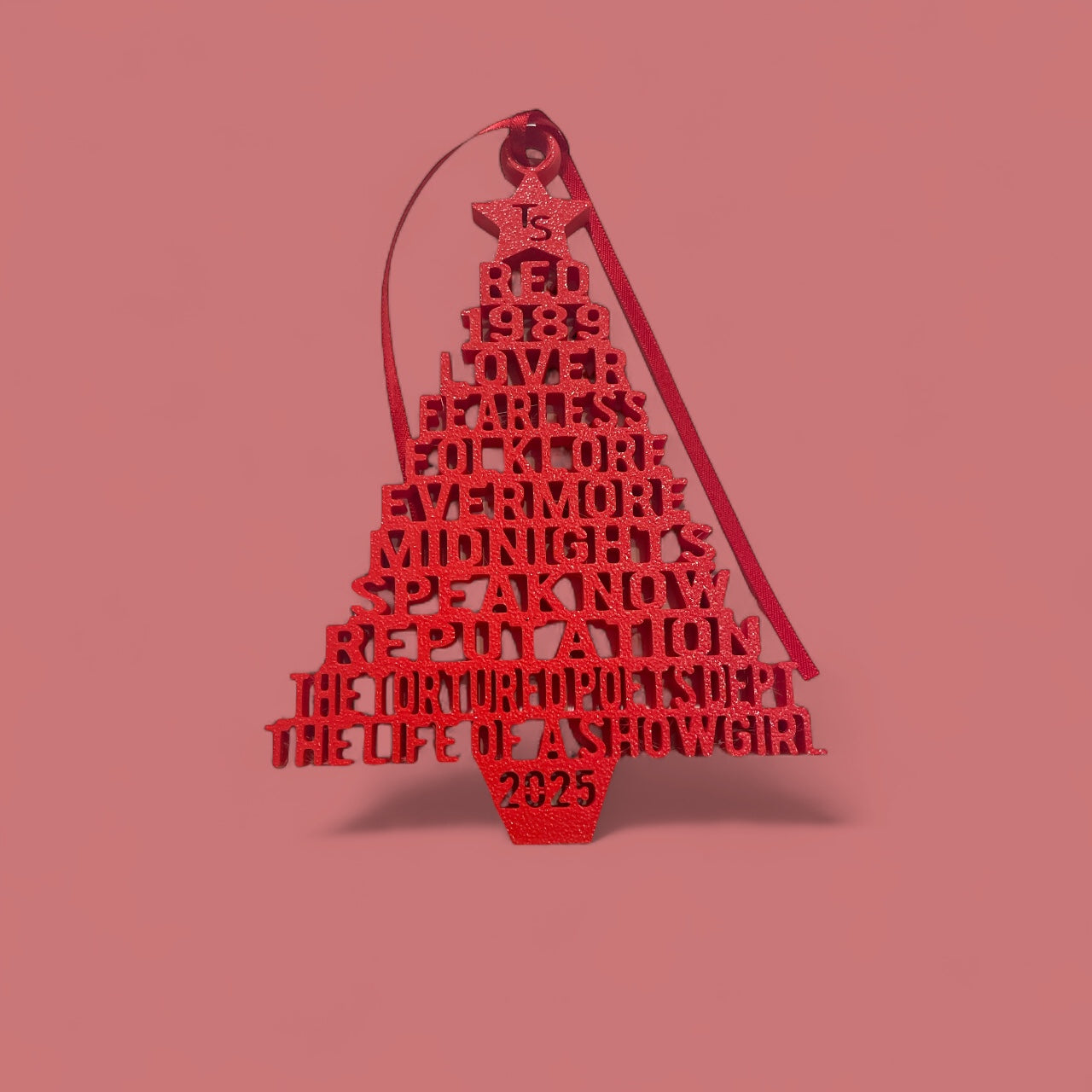 2025 Christmas Tay Tree ornament!  Perfect for your Swiftmas tree