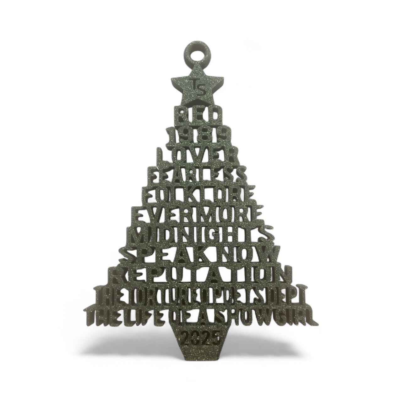 2025 Christmas Tay Tree ornament!  Perfect for your Swiftmas tree