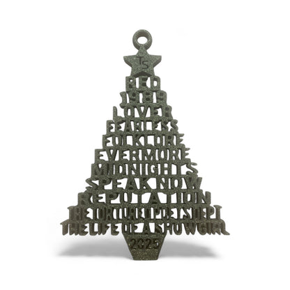 2025 Christmas Tay Tree ornament!  Perfect for your Swiftmas tree
