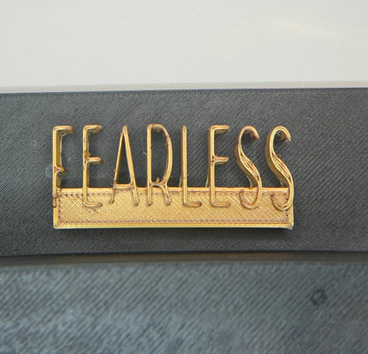 Fearless charm for record collectors or accessorizing Taylor Swifties Heart hands
