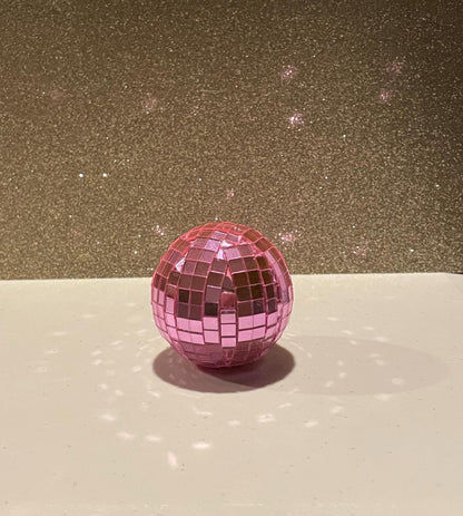 Mirrorball disco ball charm for record collectors or accessorizing your vinyl collection!