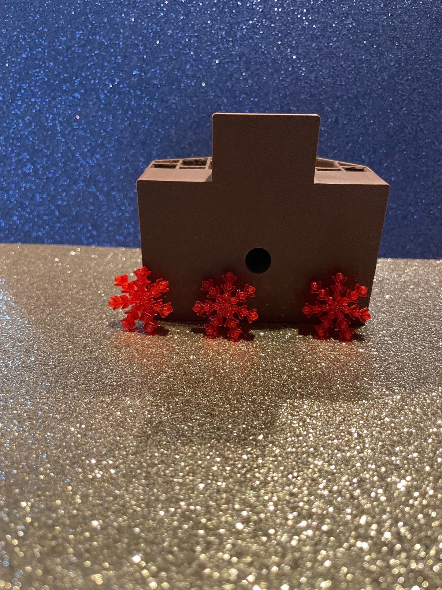 Mini Snowflake charms for your vinyl record, storage area or holiday decoration