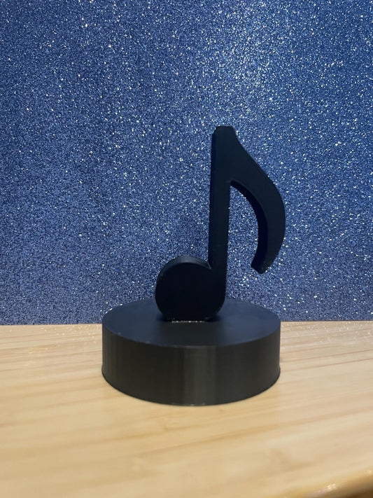 Music note vinyl charm