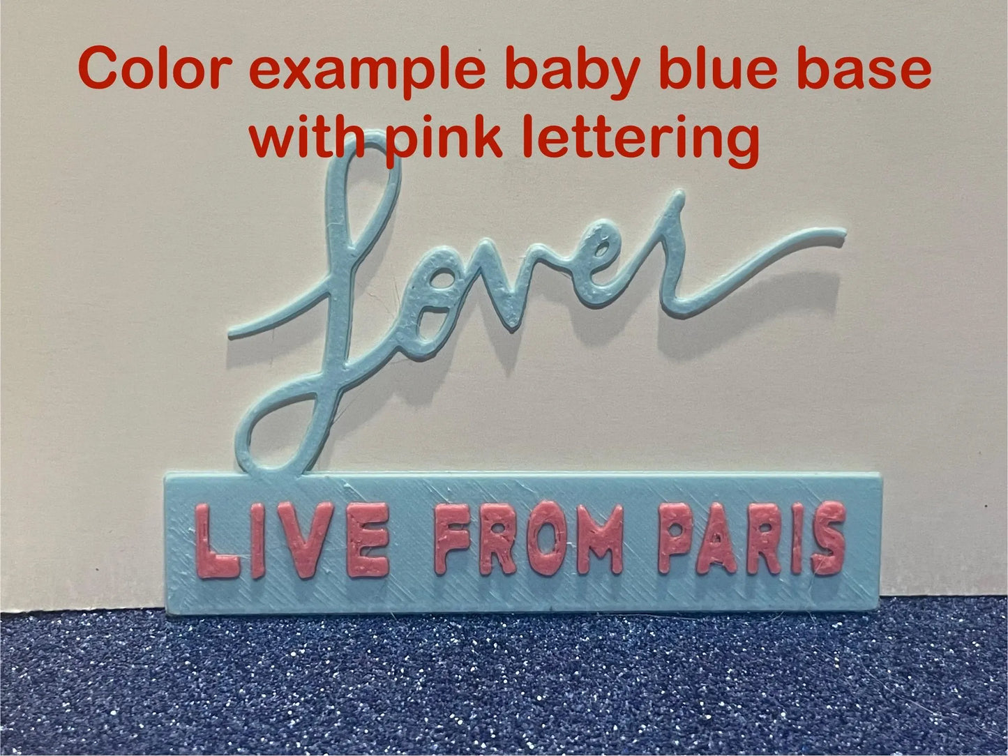 LLFP charm for record collectors or accessorizing Swiftie music areas