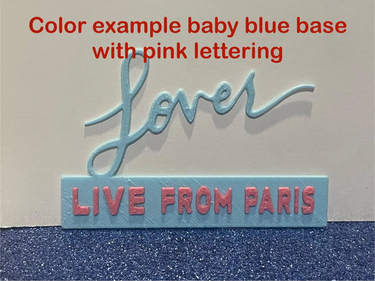 LLFP charm for record collectors or accessorizing Swiftie music areas
