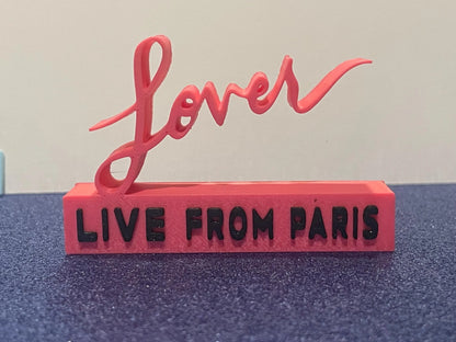 LLFP charm for record collectors or accessorizing Swiftie music areas