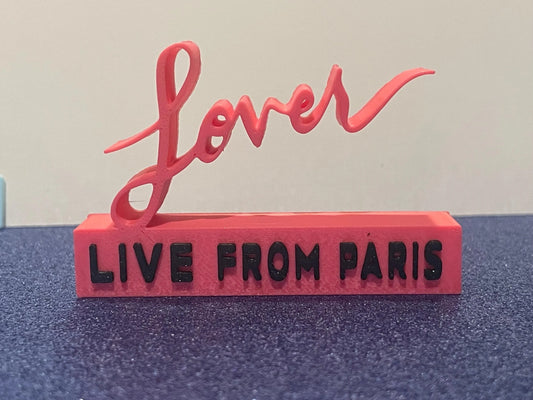 LLFP charm for record collectors or accessorizing Swiftie music areas