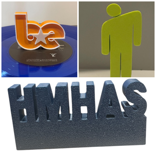 Billie charms for record collectors or accessorizing Billie fans HMHAS Blohsh