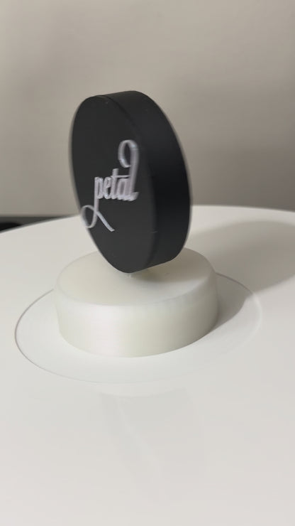 Ariana Grande "Petal" Vinyl Charm | UV Glow Pearl Record Topper