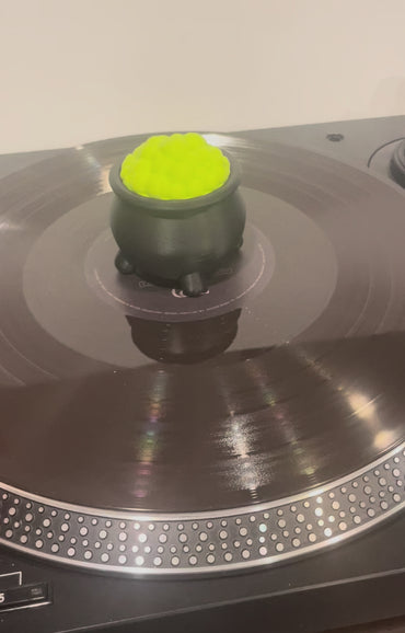 Cauldron vinyl charm