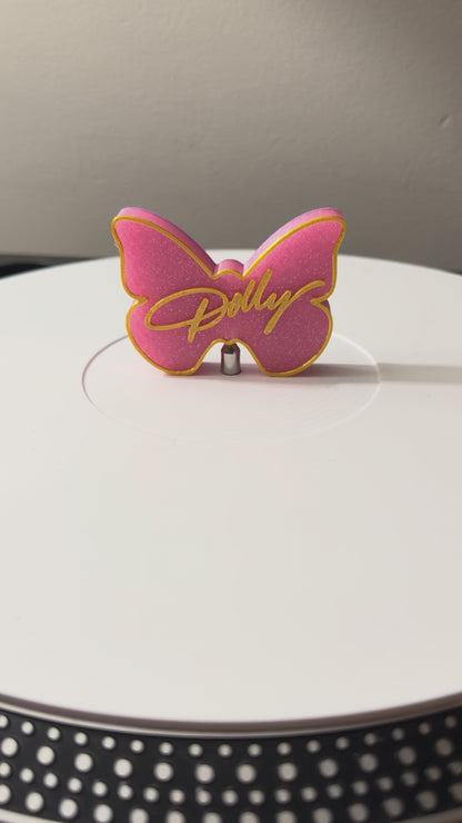 Dolly Parton butterfly charm