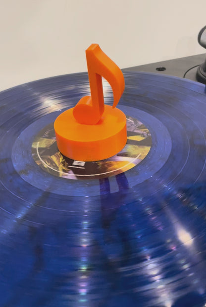 Music note vinyl charm